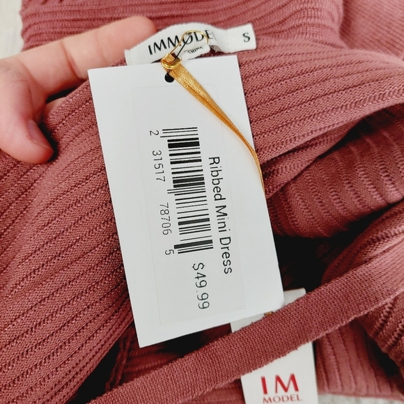 Immodel Burgundy Long Sleeve Surplice Neck Belted Wrap Sweater 78 - Picture 7 of 9